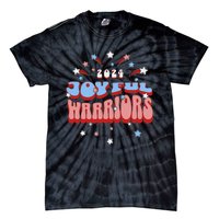 Kamala Harris Tim Walz Joyful Warrirors 2024 Tie-Dye T-Shirt