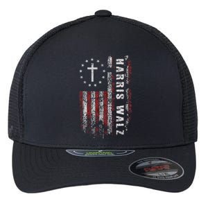 Kamala Harris Tim Walz Waltz Election Party Wear Flexfit Unipanel Trucker Cap