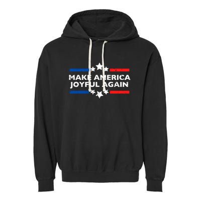 Kamala Harris Tim Walz Waltz 2024 Joyful Warriors Garment-Dyed Fleece Hoodie