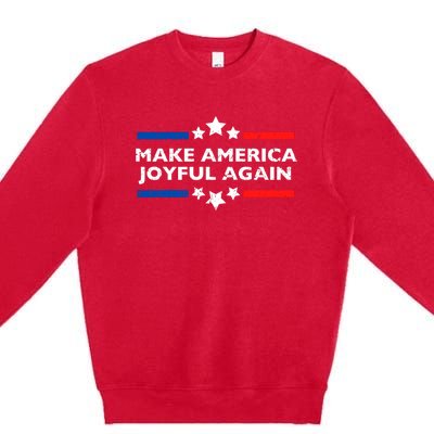 Kamala Harris Tim Walz Waltz 2024 Joyful Warriors Premium Crewneck Sweatshirt