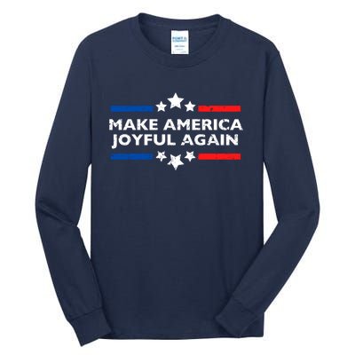 Kamala Harris Tim Walz Waltz 2024 Joyful Warriors Tall Long Sleeve T-Shirt