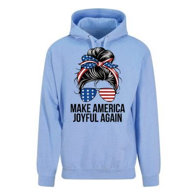 Kamala Harris Tim Walz Waltz 2024 Joyful Warriors Make America Joyful Again Unisex Surf Hoodie