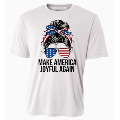 Kamala Harris Tim Walz Waltz 2024 Joyful Warriors Make America Joyful Again Cooling Performance Crew T-Shirt