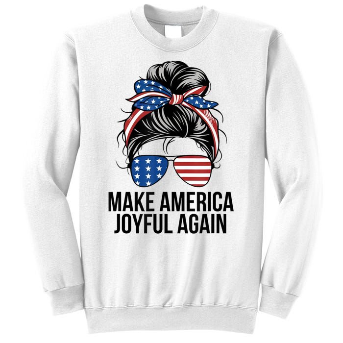 Kamala Harris Tim Walz Waltz 2024 Joyful Warriors Make America Joyful Again Sweatshirt