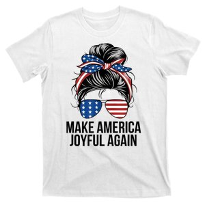 Kamala Harris Tim Walz Waltz 2024 Joyful Warriors Make America Joyful Again T-Shirt