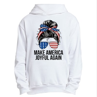 Kamala Harris Tim Walz Waltz 2024 Joyful Warriors Make America Joyful Again Urban Pullover Hoodie