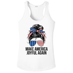 Kamala Harris Tim Walz Waltz 2024 Joyful Warriors Make America Joyful Again Ladies PosiCharge Competitor Racerback Tank