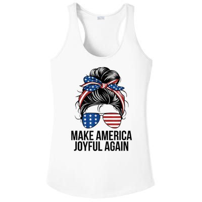 Kamala Harris Tim Walz Waltz 2024 Joyful Warriors Make America Joyful Again Ladies PosiCharge Competitor Racerback Tank