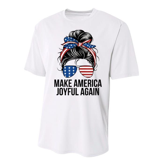 Kamala Harris Tim Walz Waltz 2024 Joyful Warriors Make America Joyful Again Performance Sprint T-Shirt