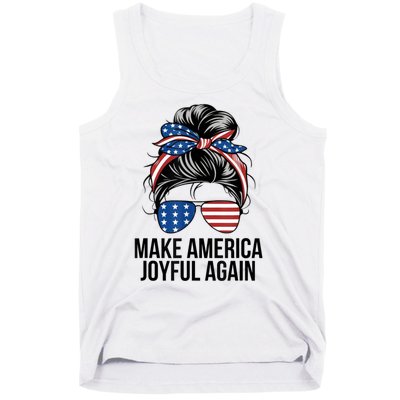 Kamala Harris Tim Walz Waltz 2024 Joyful Warriors Make America Joyful Again Tank Top