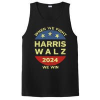 Kamala Harris Tim Walz 2024 When We Fight We Win PosiCharge Competitor Tank