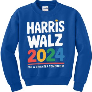 Kamala Harris Tim Waltz Campaign Harris Walz 2024 Kids Sweatshirt