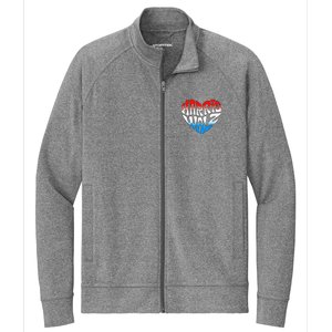 Kamala Harris Tim Waltz For Madam President 2024 Stretch Full-Zip Cadet Jacket