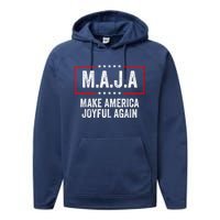 Kamala Harris Tim Walz Waltz 2024 Joyful Warriors Performance Fleece Hoodie