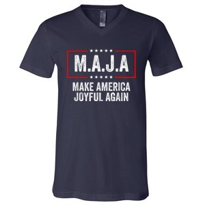 Kamala Harris Tim Walz Waltz 2024 Joyful Warriors V-Neck T-Shirt