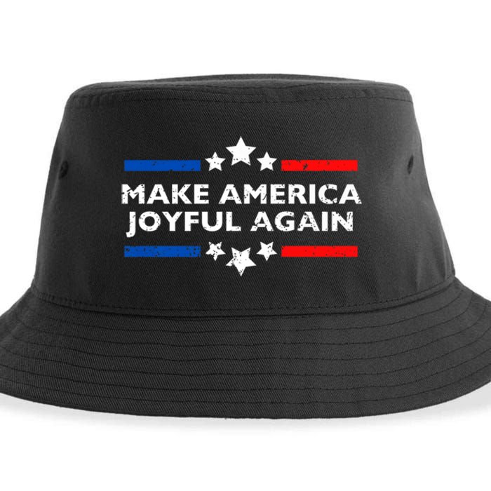 Kamala Harris Tim Walz Waltz 2024 Joyful Warriors Sustainable Bucket Hat