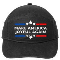 Kamala Harris Tim Walz Waltz 2024 Joyful Warriors 7-Panel Snapback Hat