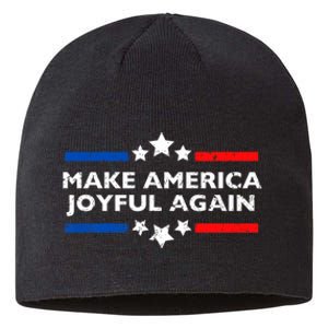 Kamala Harris Tim Walz Waltz 2024 Joyful Warriors Sustainable Beanie