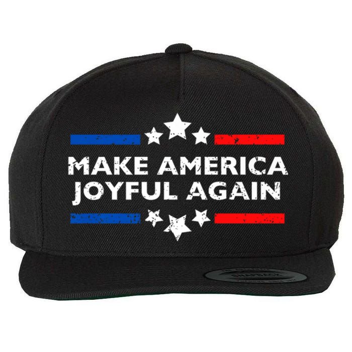 Kamala Harris Tim Walz Waltz 2024 Joyful Warriors Wool Snapback Cap