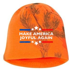 Kamala Harris Tim Walz Waltz 2024 Joyful Warriors Kati - Camo Knit Beanie