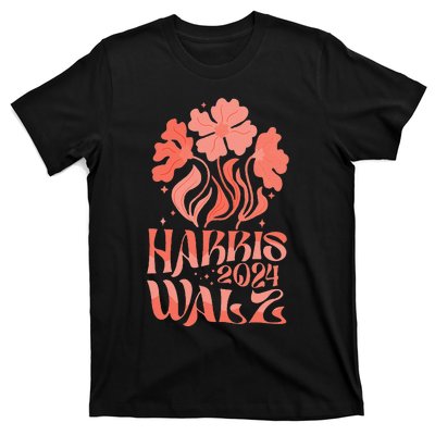 Kamala Harris Tim Walz 2024 Boho Aesthetic Harris Waltz 2024 T-Shirt