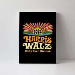 Kamala Harris Tim Walz 2024 Harris Walz Unity Over Division Canvas