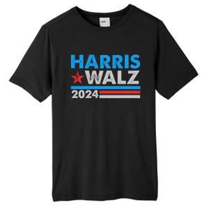 Kamala Harris Tim Walz 2024 Election Distressed Tall Fusion ChromaSoft Performance T-Shirt