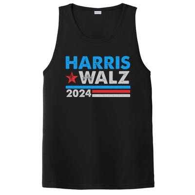 Kamala Harris Tim Walz 2024 Election Distressed PosiCharge Competitor Tank