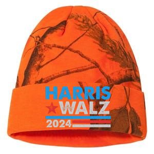 Kamala Harris Tim Walz 2024 Election Distressed Kati Licensed 12" Camo Beanie