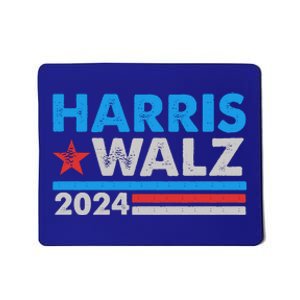 Kamala Harris Tim Walz 2024 Election Distressed Mousepad