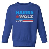 Kamala Harris Tim Walz 2024 Election Distressed Toddler Sweatshirt