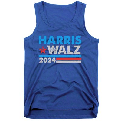 Kamala Harris Tim Walz 2024 Election Distressed Tank Top