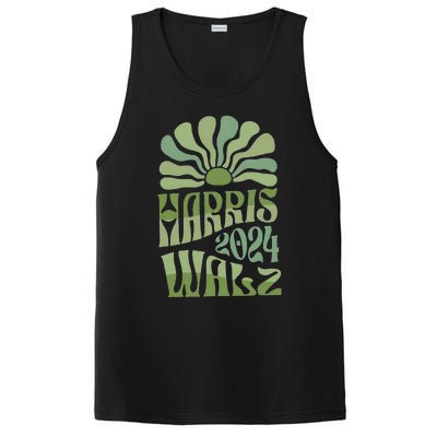 Kamala Harris Tim Walz 2024 Boho Aesthetic Harris Waltz 2024 PosiCharge Competitor Tank