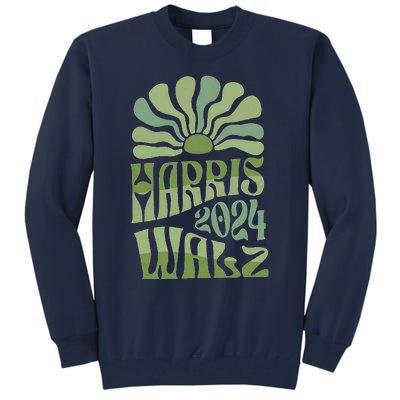 Kamala Harris Tim Walz 2024 Boho Aesthetic Harris Waltz 2024 Tall Sweatshirt