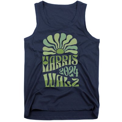 Kamala Harris Tim Walz 2024 Boho Aesthetic Harris Waltz 2024 Tank Top