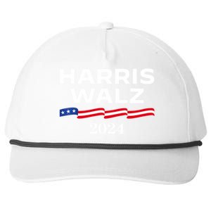 Kamala Harris Tim Walz 2024 Election For President Snapback Five-Panel Rope Hat