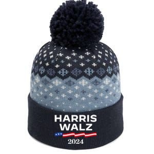 Kamala Harris Tim Walz 2024 Election For President The Baniff Cuffed Pom Beanie