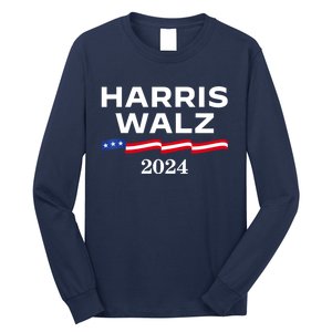 Kamala Harris Tim Walz 2024 Election For President Long Sleeve Shirt