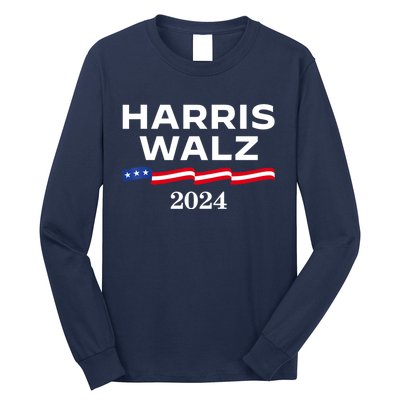 Kamala Harris Tim Walz 2024 Election For President Long Sleeve Shirt