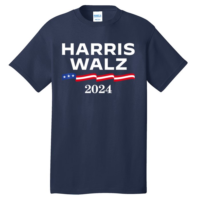 Kamala Harris Tim Walz 2024 Election For President Tall T-Shirt