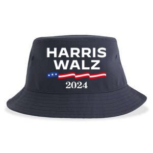 Kamala Harris Tim Walz 2024 Election For President Sustainable Bucket Hat