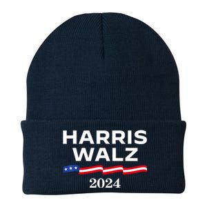 Kamala Harris Tim Walz 2024 Election For President Knit Cap Winter Beanie