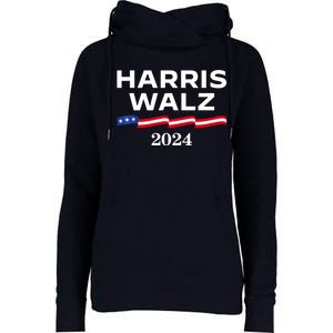 Kamala Harris Tim Walz 2024 Election For President Womens Funnel Neck Pullover Hood