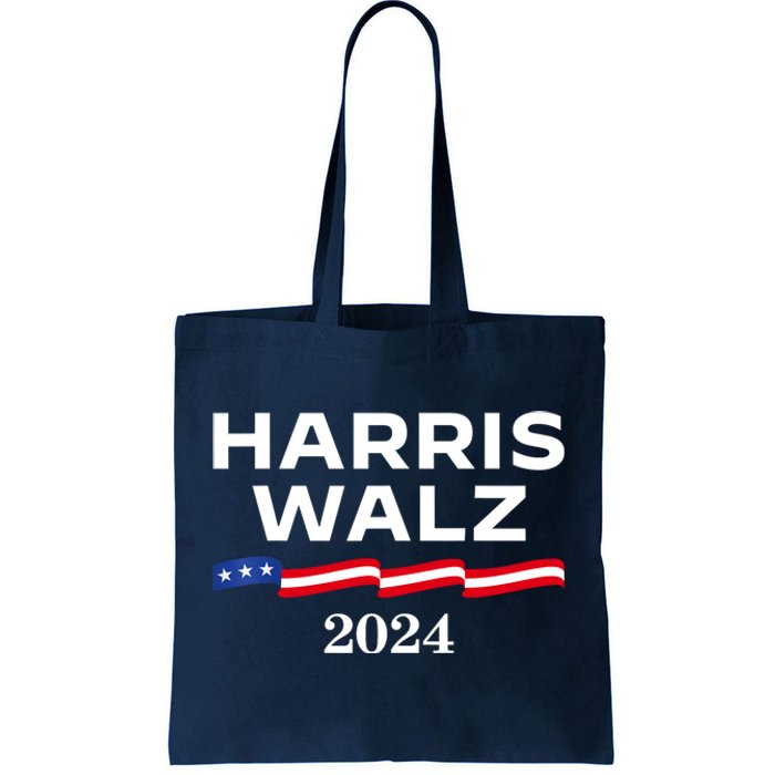 Kamala Harris Tim Walz 2024 Election For President Tote Bag