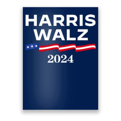 Kamala Harris Tim Walz 2024 Election For President Poster