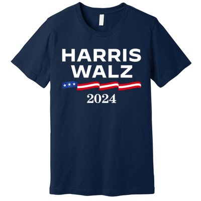 Kamala Harris Tim Walz 2024 Election For President Premium T-Shirt