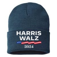 Kamala Harris Tim Walz 2024 Election For President Sustainable Knit Beanie