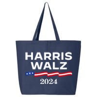 Kamala Harris Tim Walz 2024 Election For President 25L Jumbo Tote