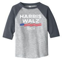 Kamala Harris Tim Walz 2024 Election For President Toddler Fine Jersey T-Shirt