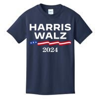 Kamala Harris Tim Walz 2024 Election For President Kids T-Shirt